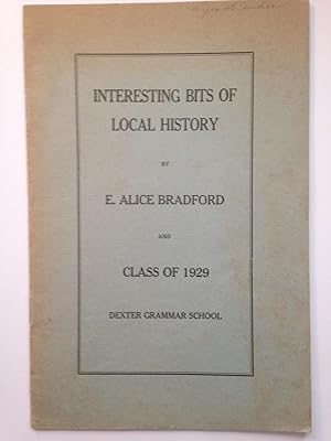 Interesting Bits of Local History: Class of 1929 Dexter Grammar School.
