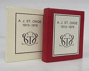 The Bibliomidgets of Achille J. Saint Onge: A Memorial and a Bibliography (miniature book)