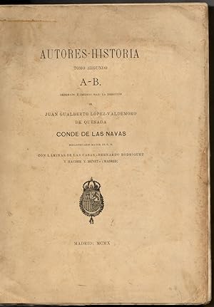 Catálogo de la Real Biblioteca: Autores-Historia. Tomo Segundo: A-B