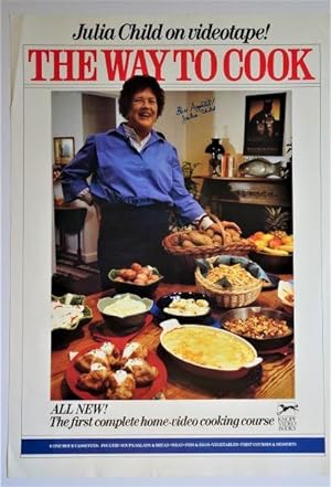 The Way to Cook; Julia Child on Videotape !: Promotional Poster