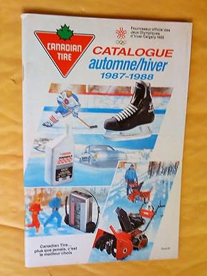 Canadian Tire. Catalogue automne/hiver 1987-1988
