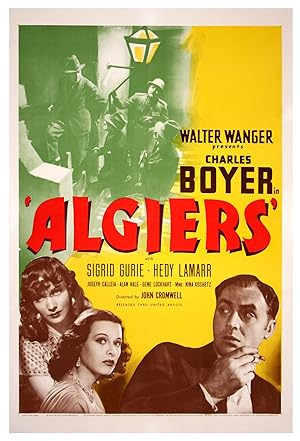 ALGIERS (1938) One sheet poster
