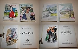 1. Castandour (1954). 2. Le Cluseau du Bois Brun (1962). Deux livres de Léonce Bourliaguet illust...