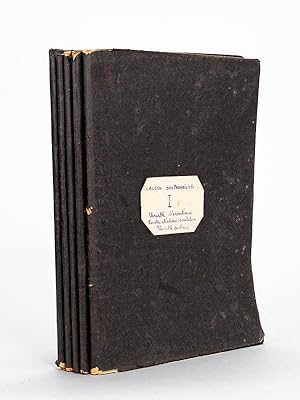 Notes de cours manuscrites : Cours de Calcul des Probabilités [ 5 cahiers manuscrits circa 1947 ]...