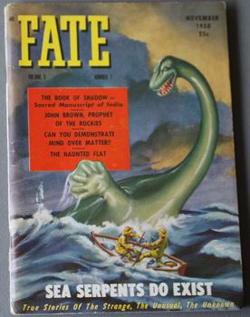 FATE (Pulp Digest Magazine); Vol. 3, No. 7, November 1950 True Stories on The Strange, The Unusua...