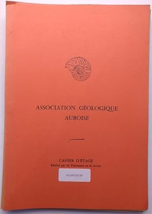 Association Géologique AUBOISE - Cahier d'Étage - VALANGINIEN