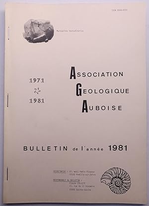 Association Géologique AUBOISE - bulletin de l'année 1981