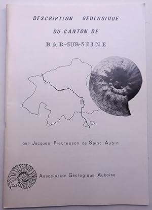 description géologique du Canton de BAR-sur-SEINE
