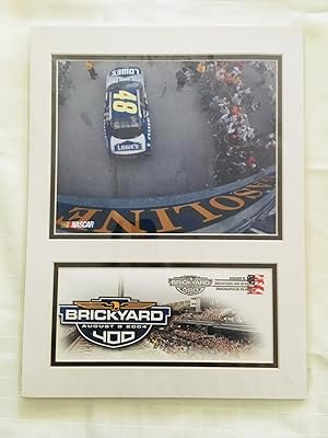 Jimmie Johnson Brickyard 400 Photo and First Day Cover