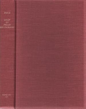 AN ESSAY TOWARDS AN INDIAN BIBLIOGRAPHY. Being a Catalogue of Books, relating to the History, Ant...