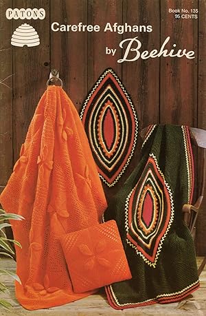 Carefree Afghans by Beehive; Patons Book No. 135