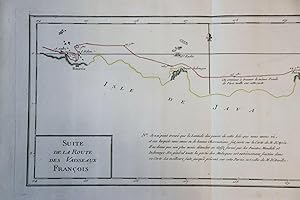 1765 1770 Map Carte géographique Atlas Java Indonésie