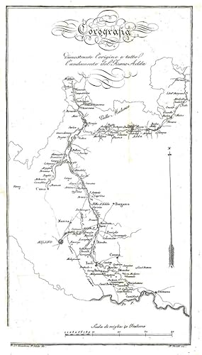 Corografia dimostrante lorigine e tutto landamento del fiume Adda