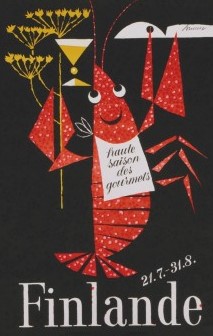 Postcard Erik Bruun: The Crayfish Season