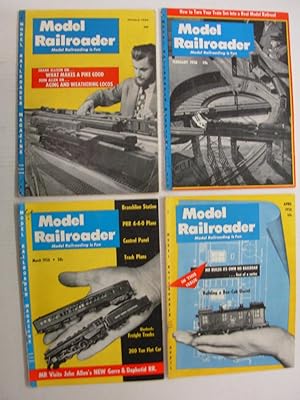 Model Railroader, January, Feburary, March, April, May, June, August, December, 1956, Vol. 23, No...