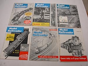 Model Railroader, January, May, June, July, August, September, October, November, December, 1957,...