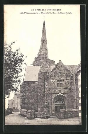 Carte postale Ploumanach, Chapelle N.-D. de la Clarte