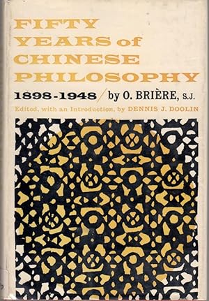 Fifty Years of Chinese Philosophy: 1898-1948