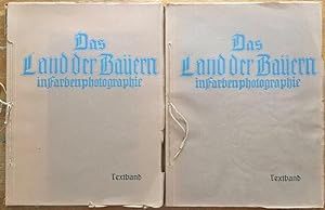 Das Land der Bayern in Farbenphotographie (Band I. und Band II.) - Deutschland in Farbenphotograp...
