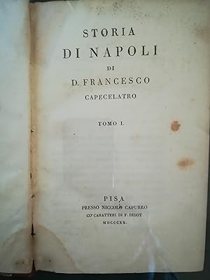 Storia di Napoli. I. II.