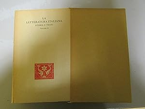 aa.vv. La letteratura italiana storia e testi. Volume 55. Opere di Niccolò Tommaseo.