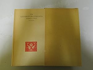 aa.vv. La letteratura italiana storia e testi. Volume 48, Parini - Poesie e prose, con appendice ...