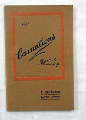 Price List of Perpetual Flowering (American) Carnations 1927
