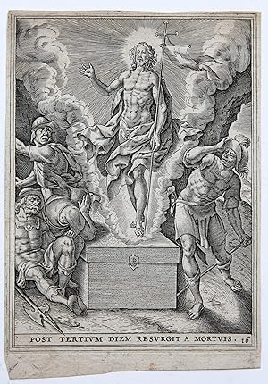 [Engraving Biblical/Bijbelse gravure] The Resurrection/De Verrijzenis.