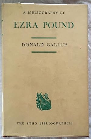 A Bibliography of Ezra Pound