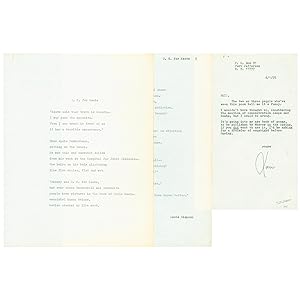 O.K. for Keats [typescript poem]