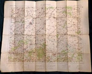 War Map 1915. St Quentin area, Numbered 18. November 1915. "For Official Use Only Map" Geographic...