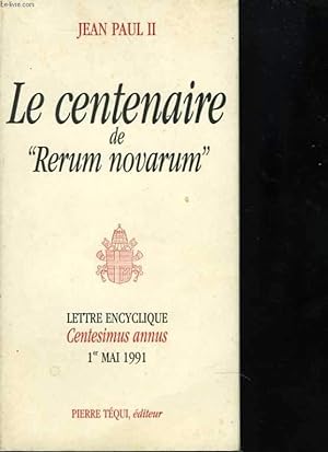 Le centenaire de Rerum novarum