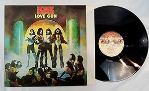 Kiss, Love Gun vinyl LP 1977 West Germany Unique Kiss cover; Casablanca