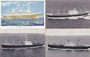 SS Andyk Almdyk Alberlasserdyk Rotterdam 4x Holland America Line Ship Postcard s