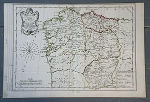 1765 1770 Map Carte géographique Atlas Philippe Prétot Moithey Léon Portugal