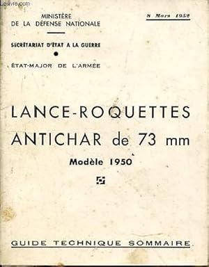Lance-Roquettes antichar de 73 mm. Modèle 1950