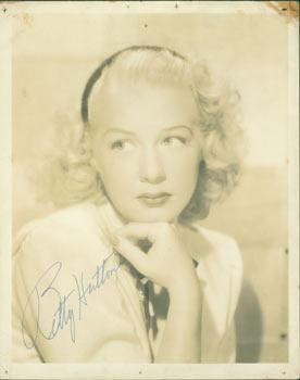 Promotional Photograph, With Original Autograph by Betty Hutton.