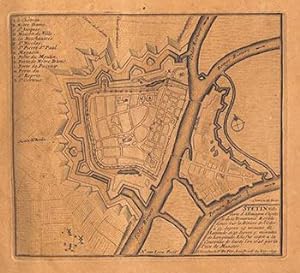 Album of City Plans and Views mainly by Nicolas de Fer. Turin, Endingen, Mont Royal, Mayence, Ath...