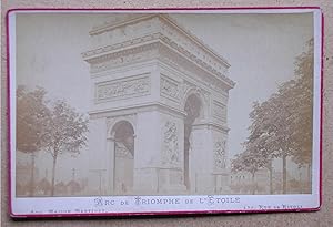 Cabinet Photograph: Arc de Triomphe de L'Etoile.