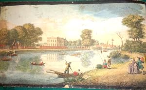 The Thames View. c1750 The Bishop's Palace Fulham?