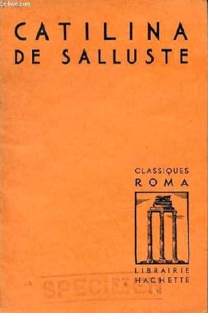 Catilina de Salluste. Présenté par Paul Delacroix