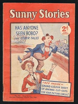 Sunny Stories: Has Anyone Seen Bobo & Other Tales (No. 556: New Series: March 12th, 1953)