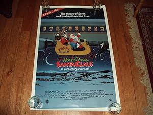 Here Comes Santa Claus Video Poster 1985 41.5 X 27 NM