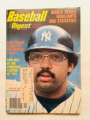 Baseball Digest - January 1978 Issue (Reggie Jackson on Cover)