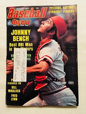 Baseball Digest - September 1975 Issue (Johnny Bench on Cover)