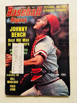 Baseball Digest - September 1975 Issue (Johnny Bench on Cover)