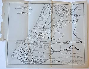 Cartography/Map: Holland tijdens het beleg en ontzet van Leyden.