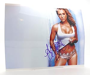 2 SIGNED ALYSSA MILANO SIGNED PHOTOS Autographed