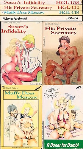 Hot Girls in Love (4 vintage adult paperbacks)
