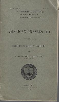 American Grasses - III. Descrptions of the tribes and genera